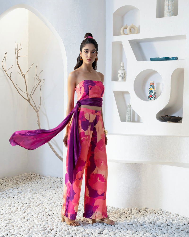 EDEN STRAPLESS CO-ORD SET