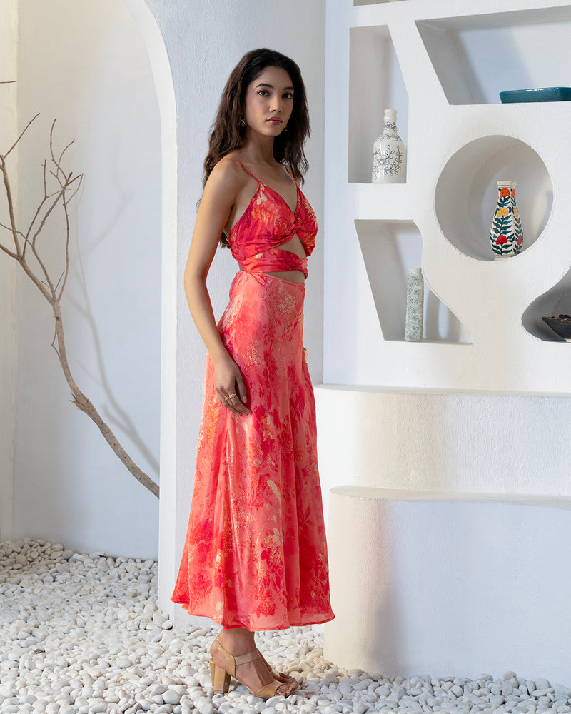 WILLOW TONED MAXI DRESS