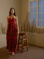 SUNDOWN BACKLESS MAXI DRESS